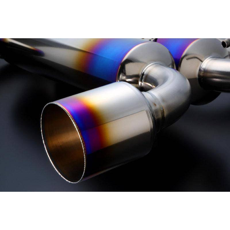 Amuse RS Titan Silent Catback Exhaust with Gold Ring for Mitsubishi Lancer Evolution X (CZ4A) - T1 Motorsports