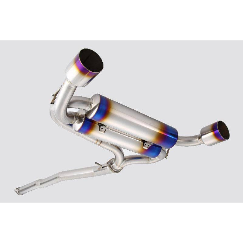 Amuse RS Titan Silent Catback Exhaust with Gold Ring for Mitsubishi Lancer Evolution X (CZ4A) - T1 Motorsports