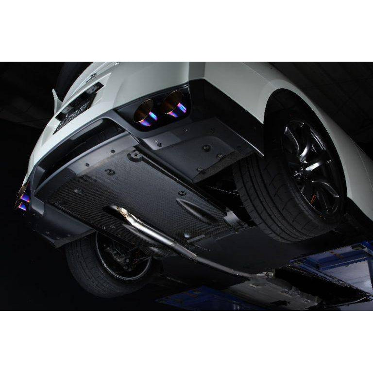Amuse RS-Silent STTI Catback Exhaust with Gold Ring for Nissan GT-R (R35) - T1 Motorsports