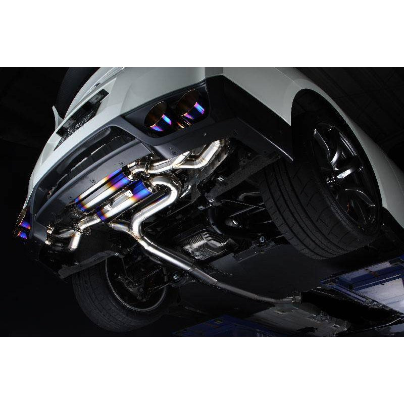 Amuse RS-Silent STTI Catback Exhaust with Gold Ring for Nissan GT-R (R35) - T1 Motorsports