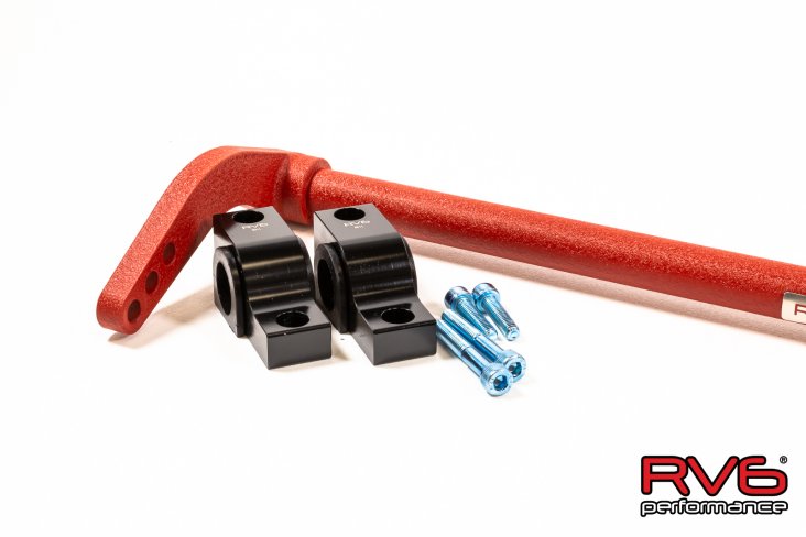 RV6 16+ CivicX Adjustable Chromoly Rear Sway Bar (25.4mm) - T1 Motorsports