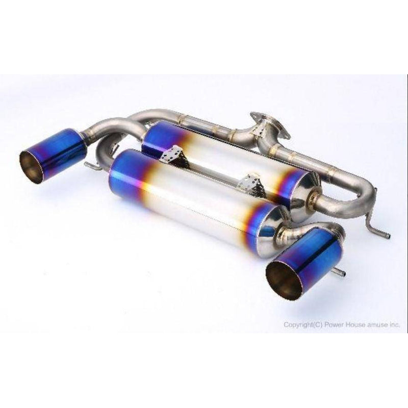 Amuse R1 Titan Extra Axleback Exhaust with Gold Ring for Mazda MX-5 Miata (ND) - T1 Motorsports