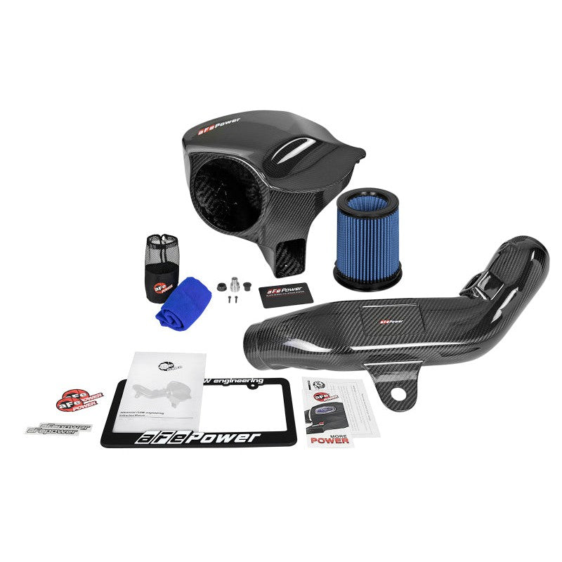 aFe Black Series Carbon Fiber CAIS w/Pro 5R Filter - 2016-2018 BMW M2 (F87)