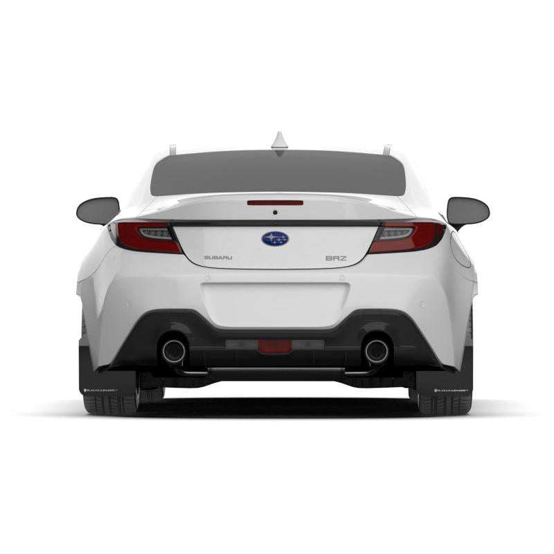 Rally Armor 2022+ Subaru BRZ / 2022+ Toyota GR86 Black UR Mud Flap w/ Red Logo