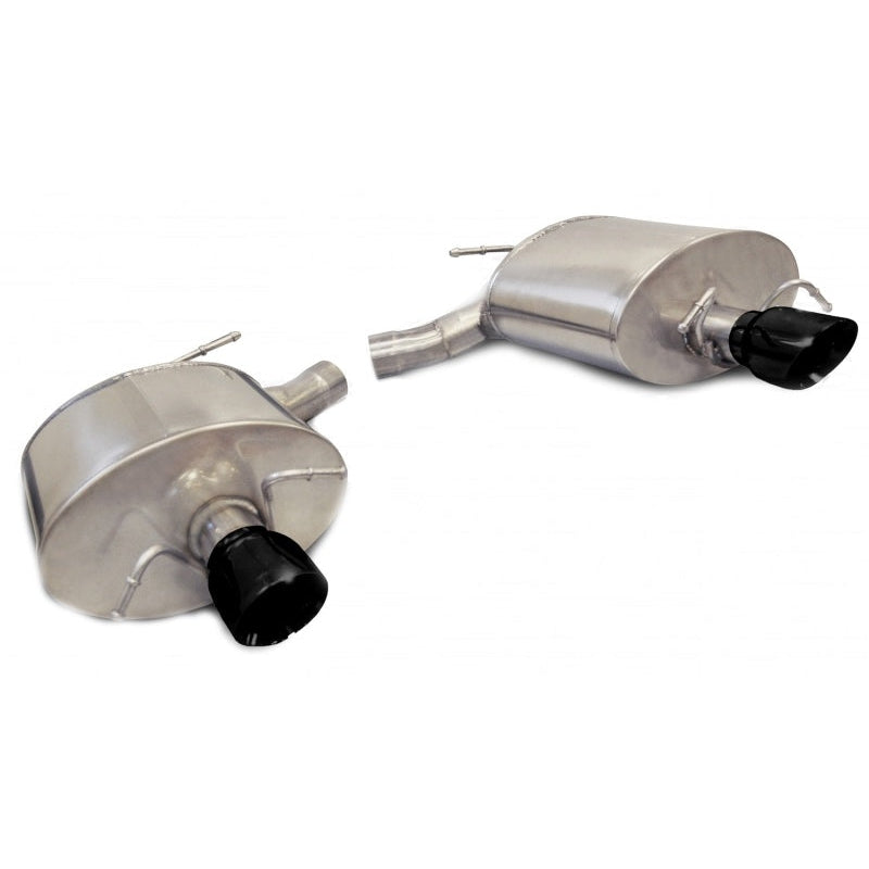 Corsa 11-13 Cadillac CTS Wagon V 6.2L V8 Black Sport Axle-Back Exhaust - T1 Motorsports
