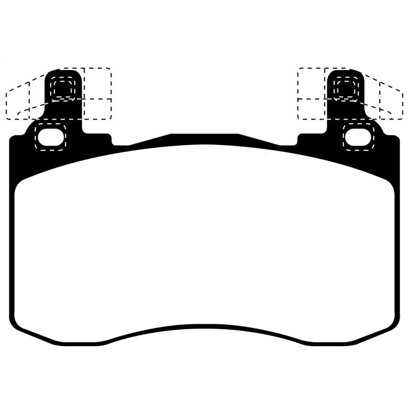 EBC Redstuff Brake Pads -  2017+ Kia Stinger 3.3L Twin Turbo - Front Brake Pads