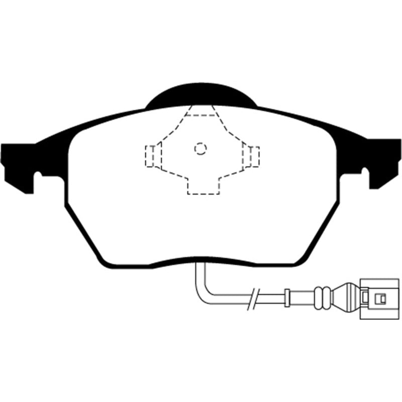 EBC Redstuff Brake Pads -  99-06 Audi TT 1.8 Turbo - Front Brake Pads