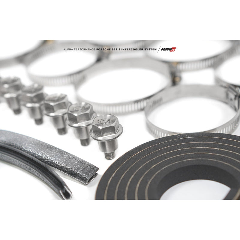 AMS Performance Porsche 997.1TT Alpha Intercooler System (For Stock Framed Turbos) - T1 Motorsports