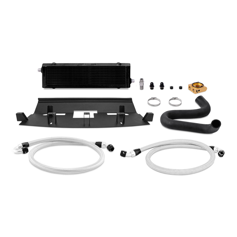 Mishimoto 2018+ Ford Mustang GT Thermostatic Oil Cooler Kit - Black - T1 Motorsports