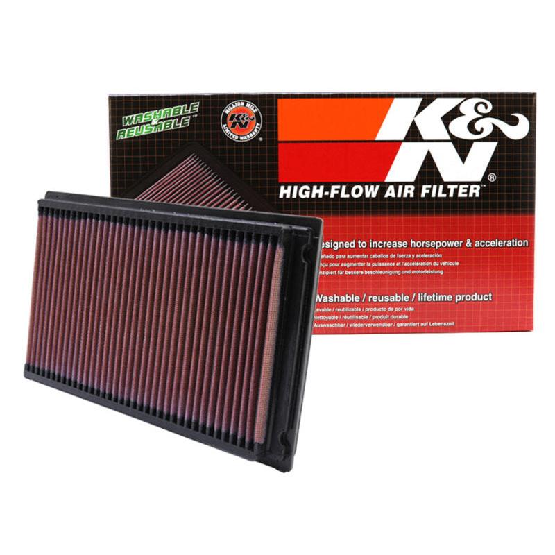 K&N 88-08 Nissan 1.8L / 87-05 Nissan/Infiniti 3.0L / 00-09 3.5LDrop In Air Filter - T1 Motorsports