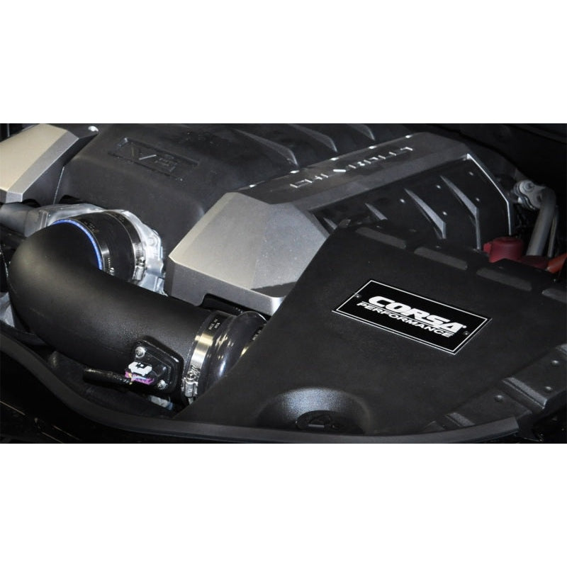 Corsa Shielde Box Air Intake (Plastic Shield) - 2010-2015 Chevrolet Camaro SS 6.2L V8
