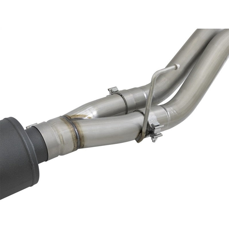 aFe MACH Force-XP Cat-Back Exhaust w/ Dual Hi-Tuck Pol Tips 17-18 Ford F-150 Raptor V6-3.5L