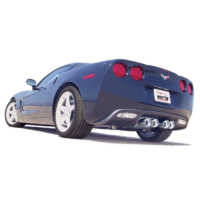 Borla 05-08 Chevrolet Corvette Coupe/Convertible 2dr 6.2L 8cyl AT/MT 6spd ATAK SS Catback Exhaust - T1 Motorsports