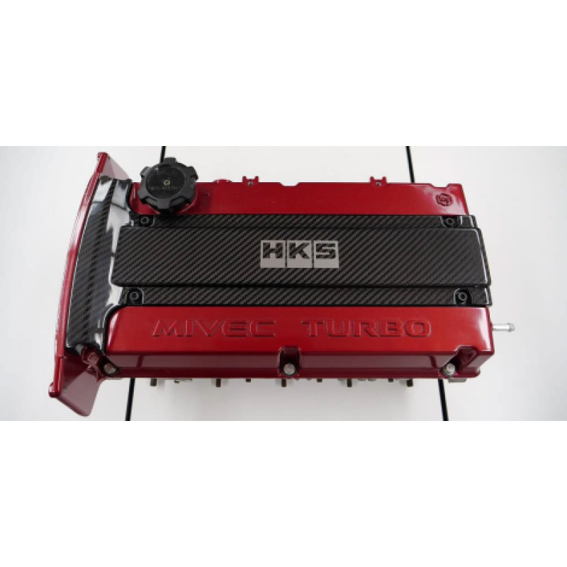 HKS CARBON PLUG COVER 4G63 (Lancer Evolution IV - IX)
