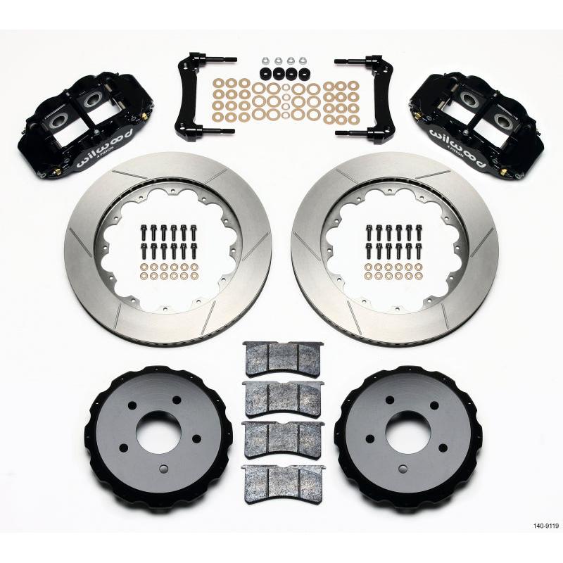 Wilwood Narrow Superlite 4R Rear Kit 14.00in 97-04 Corvette C5/Z06 05-13 C6 - T1 Motorsports