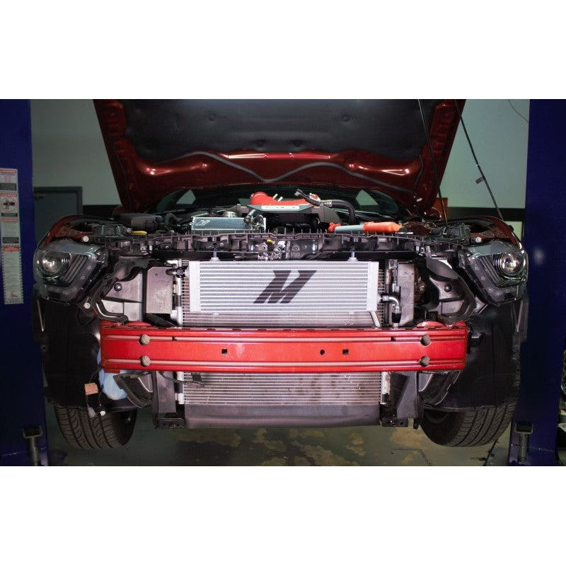 Mishimoto 2015+ Ford Mustang GT Thermostatic Oil Cooler Kit - Silver - T1 Motorsports