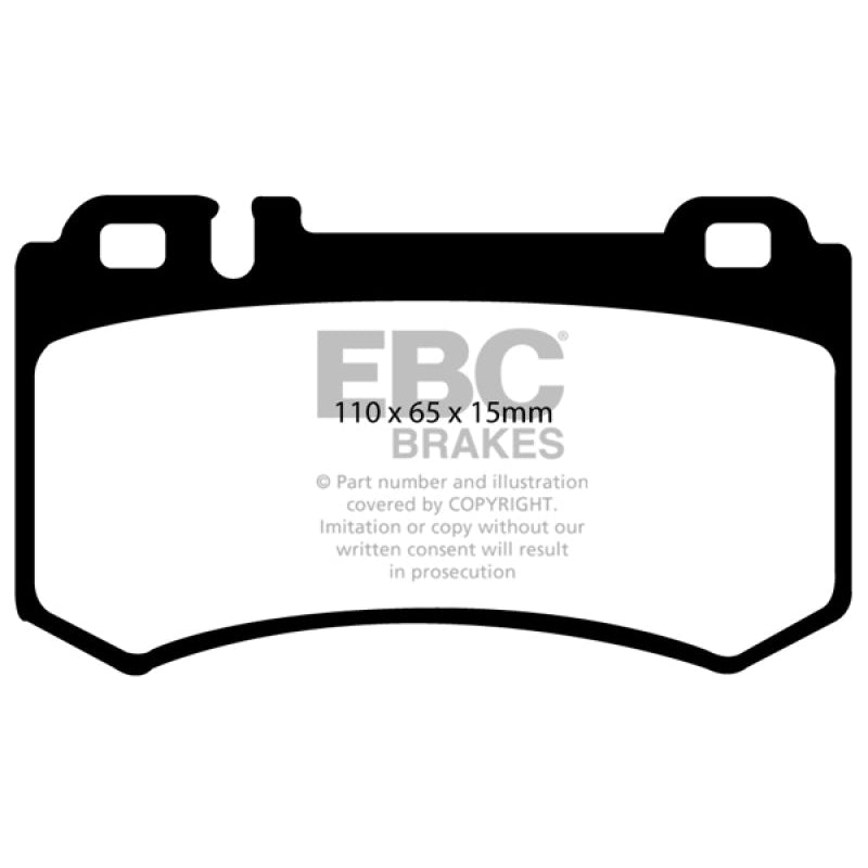 EBC Redstuff Brake Pads -  03-06 Mercedes-Benz CL55 AMG 5.4 Supercharged - Rear Brake Pads