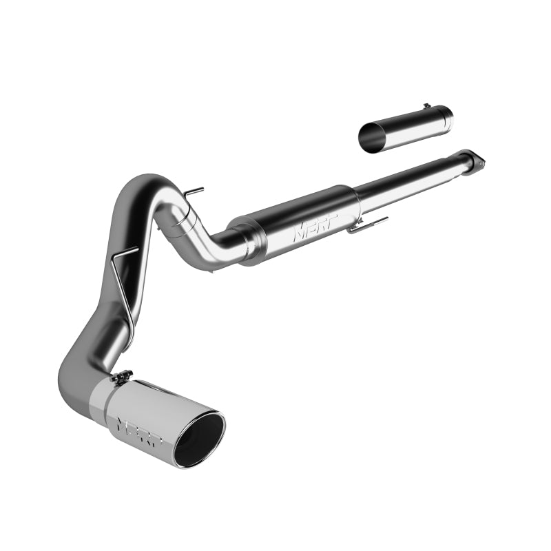 MBRP 2015 Ford F-150 2.7L / 3.5L EcoBoost 4in Cat Back Single Side T409 Exhaust System - T1 Motorsports