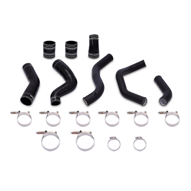 Mishimoto 11-14 Ford F-150 3.5L Ecoboost Hot-Side Intercooler Pipe Kit - Wrinkle Black - T1 Motorsports