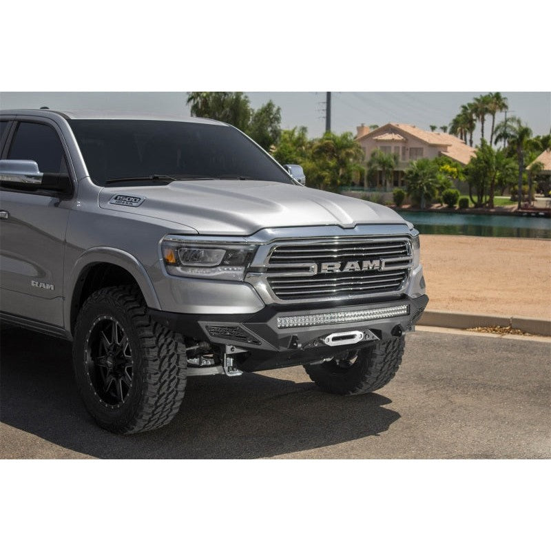 Addictive Desert Designs 19 Ram 1500 Stealth Fighter Front Bumper w/ Winch Mount & Sensor Cut Outs