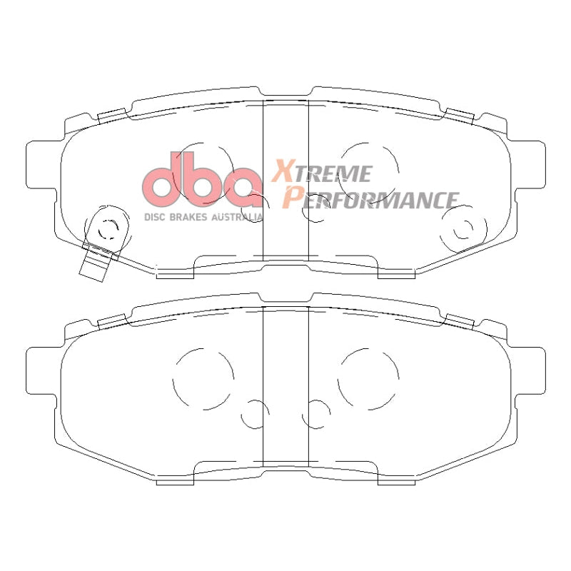 DBA 11+ Subaru Legacy GT XP650 Rear Brake Pads - T1 Motorsports