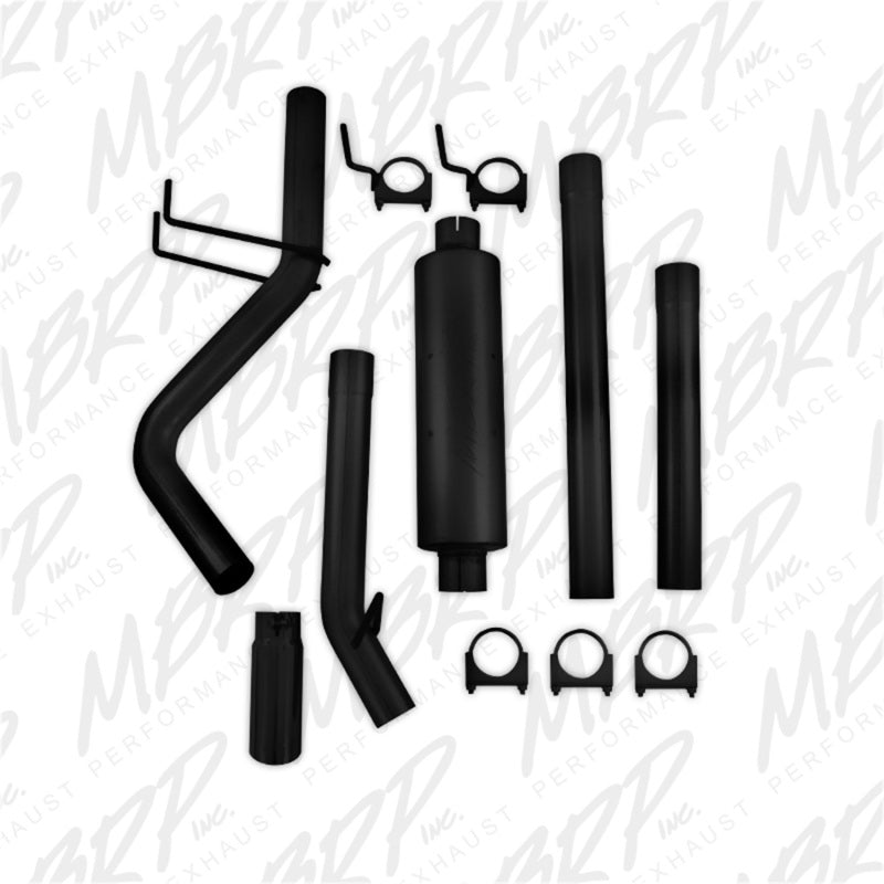 MBRP 09-14 Dodge Ram 1500 5.7L Cat-Back Single Side AL - Black - T1 Motorsports