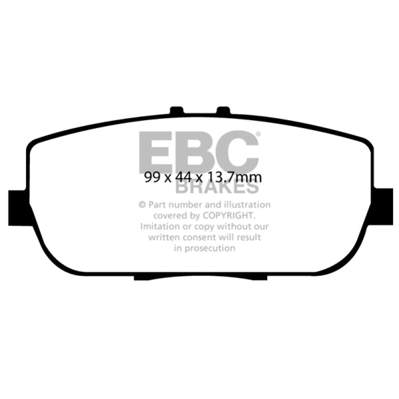 EBC Redstuff Brake Pads -  06-15 Mazda Miata MX5 2.0 - Rear Brake Pads