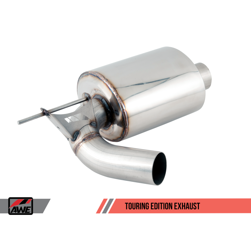 AWE Tuning BMW F22 M235i / M240i Touring Edition Axle-Back Exhaust - Chrome Silver Tips (102mm)