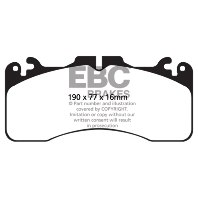 EBC Redstuff Brake Pads -  09+ Lexus LS460 4.6 Sport - Front Brake Pads - T1 Motorsports