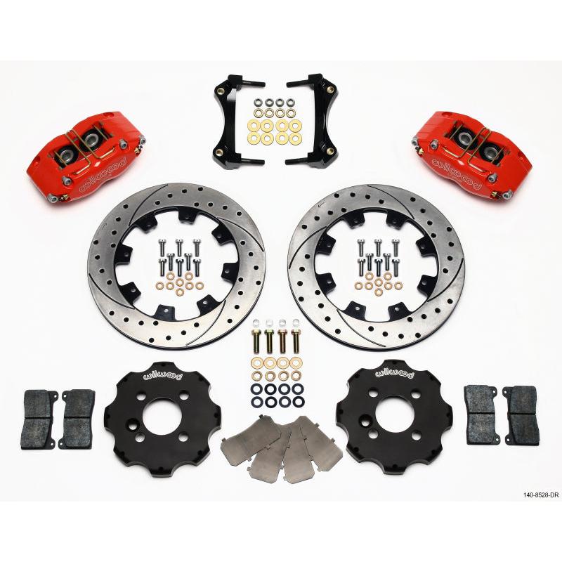 Wilwood Dynapro Radial Front Kit 12.19in Drilled Red Mini Cooper - T1 Motorsports
