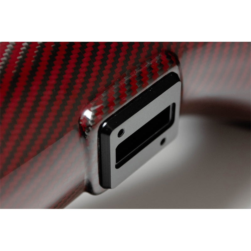 Corsa Red Carbon Fiber Oiled Air Filter Air Intake - 2015-2019 Chevrolet Corvette C7 Z06 6.2L V8