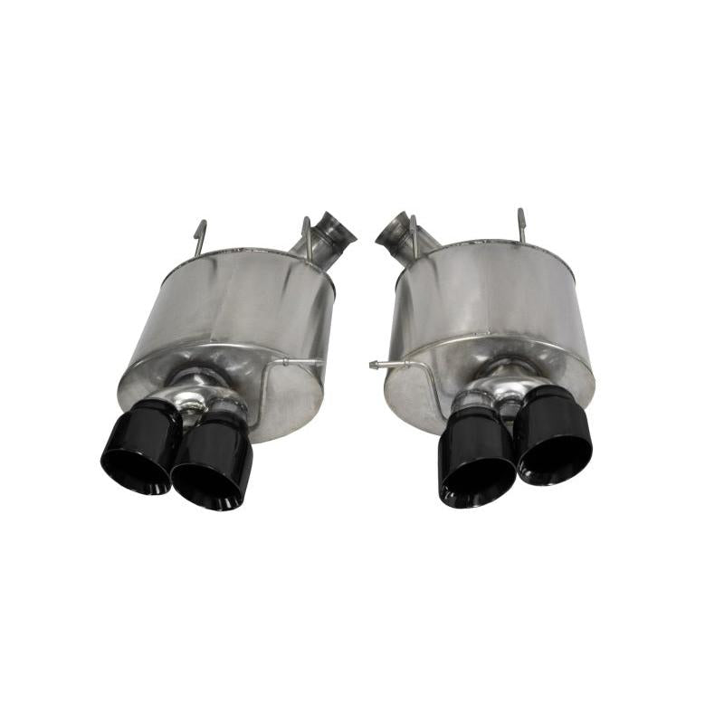 Corsa Sport Axle-Back Exhaust - Black Tips - 2013-2014 Ford Mustang Shelby GT500 5.8L V8