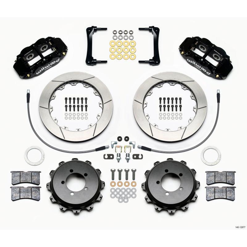 Wilwood Narrow Superlite 4R Rear Kit 12.88in 2008-2012 Subaru WRX w/Lines - T1 Motorsports
