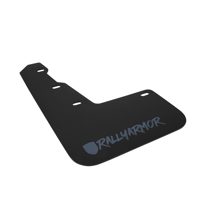 Rally Armor 15-21 Subaru WRX &amp; STI Black Mud Flap Grey Altered Font Logo - T1 Motorsports