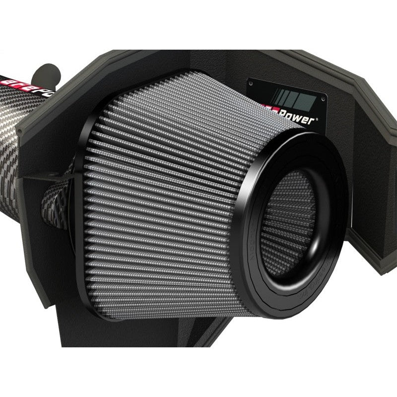 aFe POWER Magnum FORCE Carbon Fiber Stage 2 Pro Dry S CAIS - 11-18 Dodge Challenger/Charger V8-6.4L