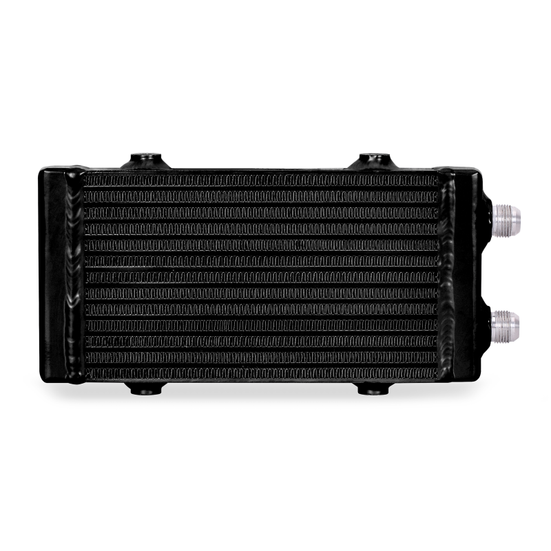Mishimoto Universal Small Bar and Plate Dual Pass Black Oil Cooler - T1 Motorsports