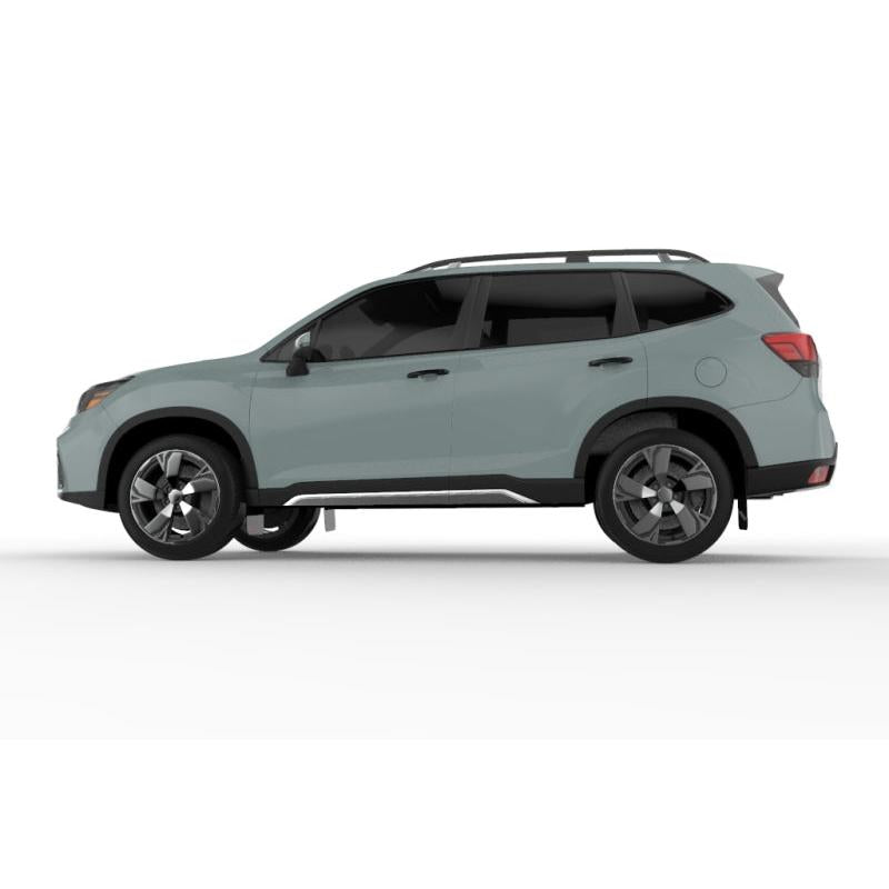 Rally Armor 19-21 Subaru Forester Black UR Mud Flap w/ White Logo