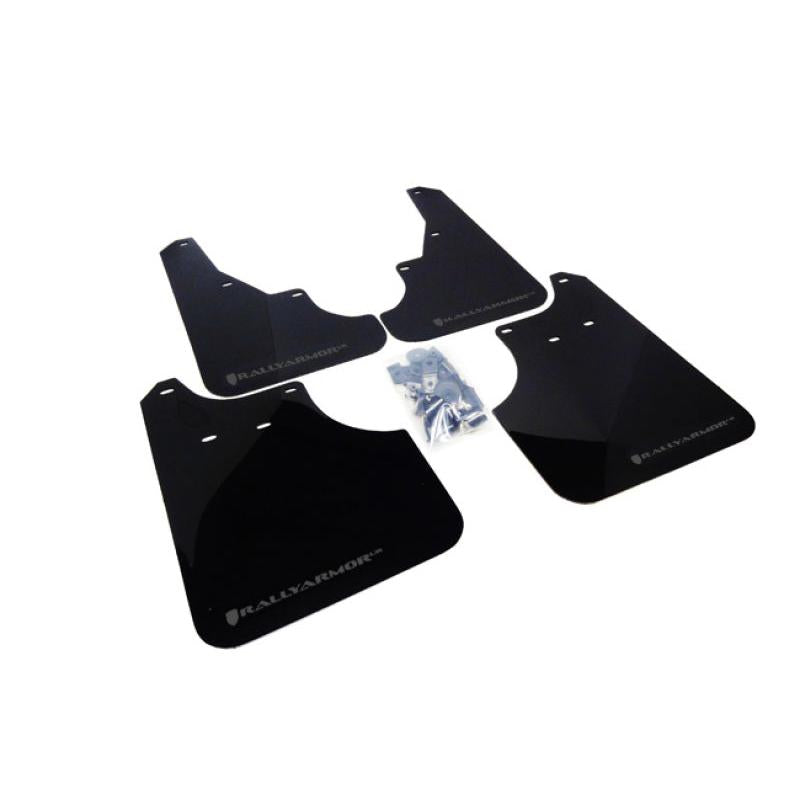 Rally Armor 09-13 Subaru Forester Black UR Mud Flap w/ Grey Logo
