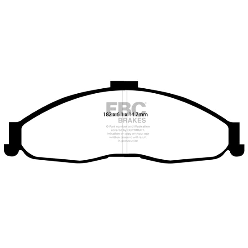 EBC Redstuff Brake Pads -  98-02 Chevrolet Camaro (4th Gen) 3.8 - Front Brake Pads