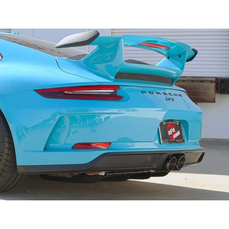 aFe MACH Force-Xp 304 SS Cat-Back Exhaust System w/ Carbon Tips - 14-16 Porsche 911 GT3