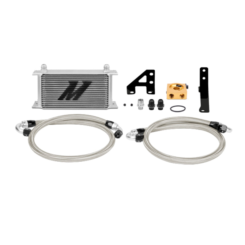 Mishimoto 15 Subaru STI Thermostatic Oil Cooler Kit - Silver - T1 Motorsports