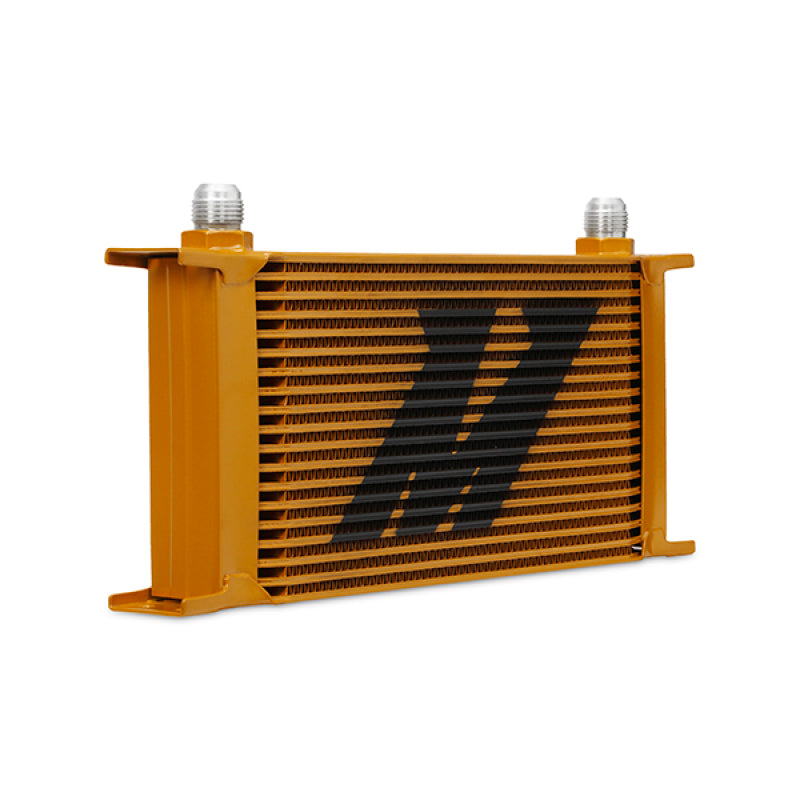 Mishimoto Universal 19 Row Oil Cooler - Gold - T1 Motorsports