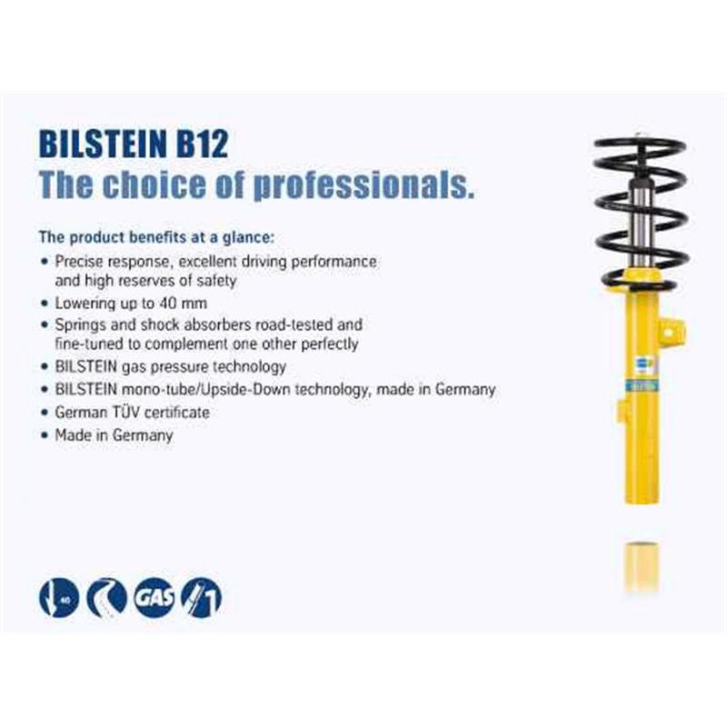 Bilstein B12 (Special) 10-18 Toyota 4Runner (w/o X-REAS) 1.5-2.0in Rear Suspension Lift Kit