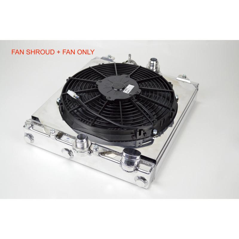 CSF 92-00 Honda Civic All-Aluminum Fan Shroud w/12in SPAL Fan - T1 Motorsports
