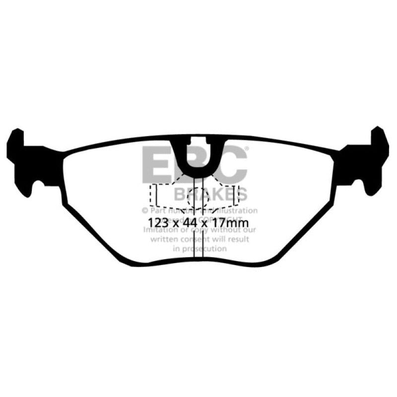 EBC Redstuff Brake Pads -  87-91 BMW M3 2.3 (E30) - Rear Brake Pads