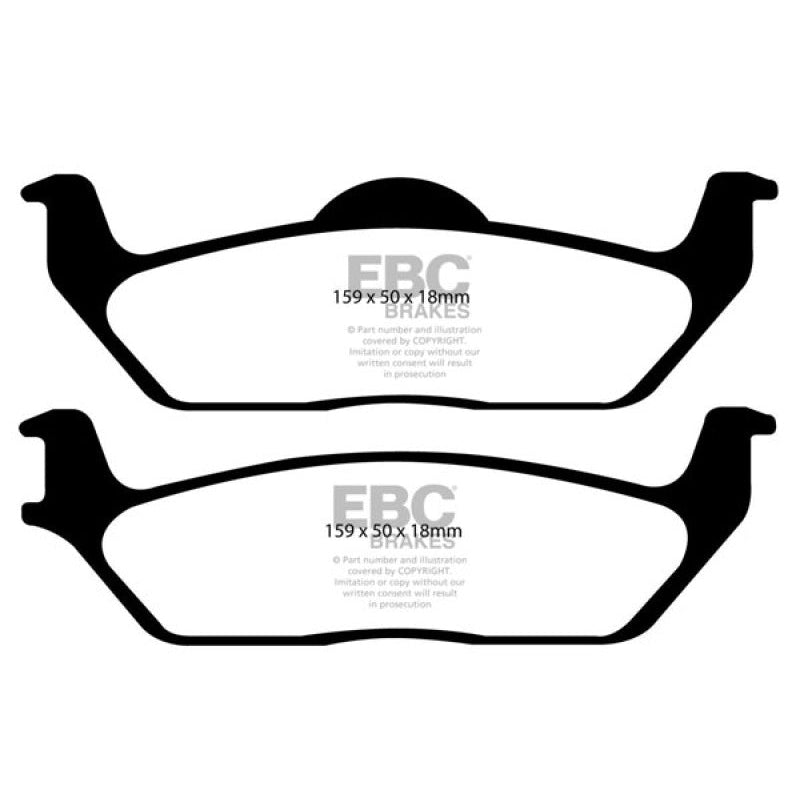 EBC 11 Ford F150 3.5 Twin Turbo (2WD) 6 Lug Extra Duty Rear Brake Pads