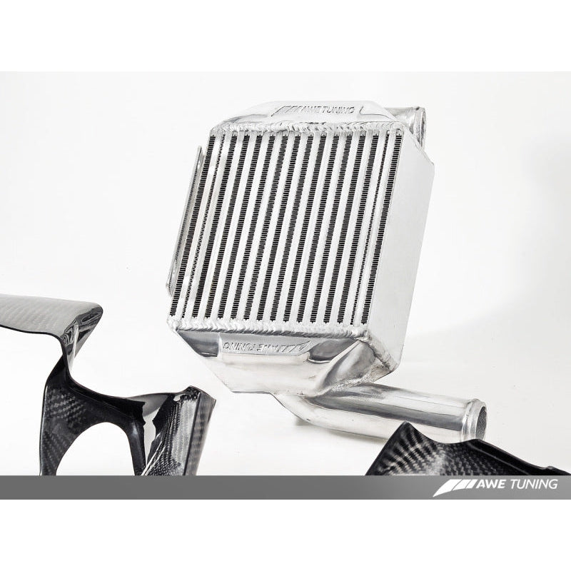 AWE Tuning Audi 2.7T Performance Intercooler Kit - w/Carbon Fiber Shrouds