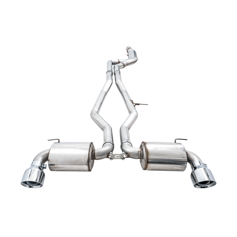AWE Tuning 2020+ Toyota Supra A90 Non-Resonated Touring Edition Exhaust - 5in Chrome Silver Tips