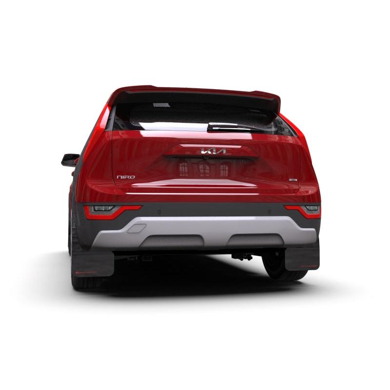 Rally Armor 2023 Kia Niro SG2 Black UR Mud Flap Dark Grey Logo