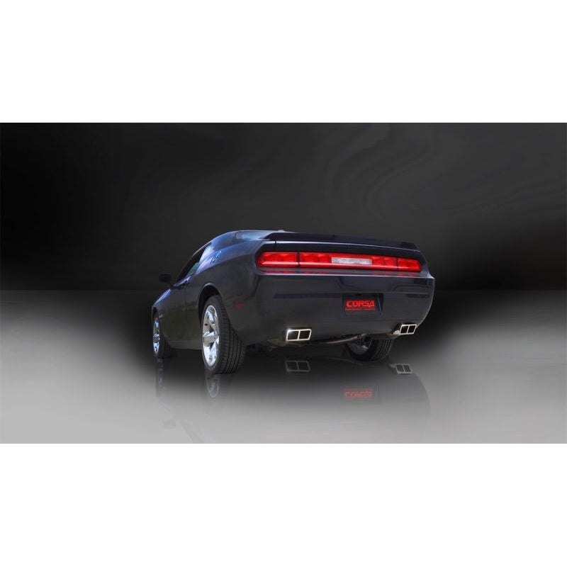 Corsa 11-13 Dodge Challenger R/T 5.7L V8 Polished Xtreme Cat-Back Exhaust - T1 Motorsports
